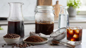 Cold Brew Kaffee zubereiten: So geht’s richtig! [Bildinhalt mit KI erstellt]