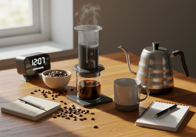 Die Kunst des Aeropress Kaffees