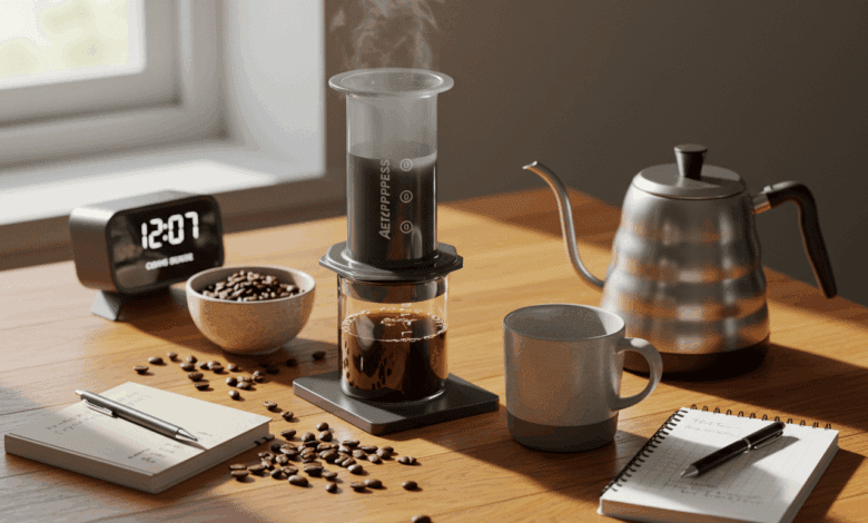 Die Kunst des Aeropress Kaffees