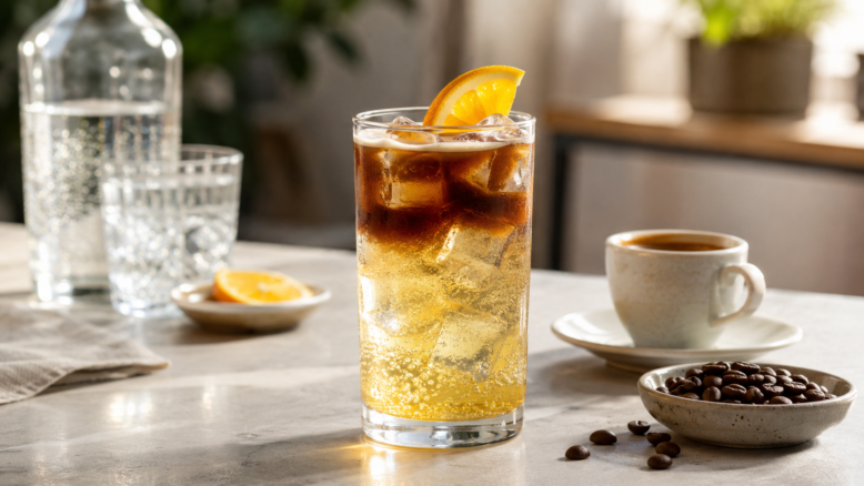 Espresso Tonic Rezept [Bildinhalt mit KI erstellt]
