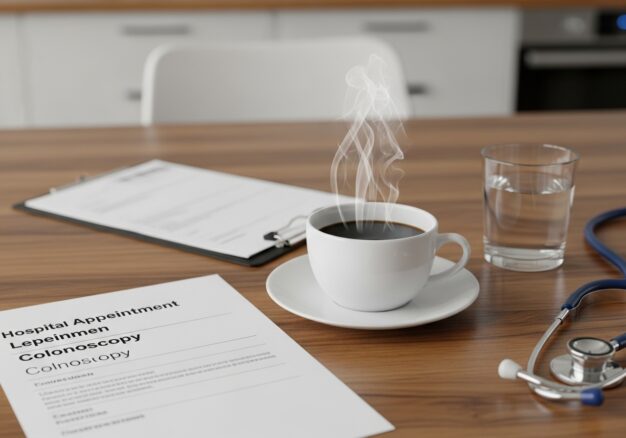 Kein Kaffee vor der Darmspiegelung?