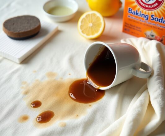 Kaffeefleck entfernen: So geht's!