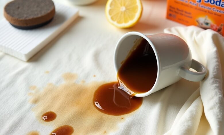 Kaffeefleck entfernen: So geht's!