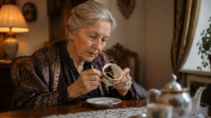 Kaffeesatz lesen: Symbole deuten und Tradition verstehen [Bildinhalt mit KI erstellt]