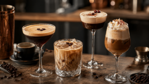 Kreative Kaffee-Cocktails: Rezepte, Mixkunst und Genuss [Bildinhalt mit KI erstellt]