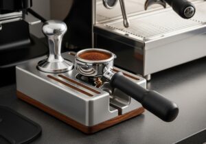Eine Tamperstation: Unverzichtbar für perfekten Espresso