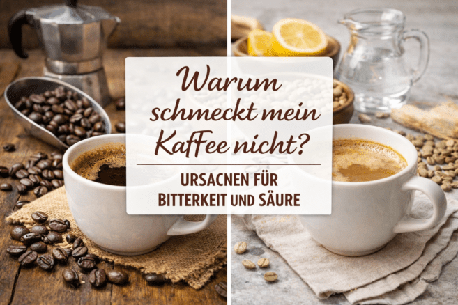 Warum schmeckt mein Kaffee nicht? Ursachen für Bitterkeit und Säure