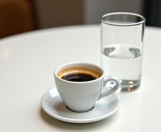 Warum Wasser zum Espresso trinken?