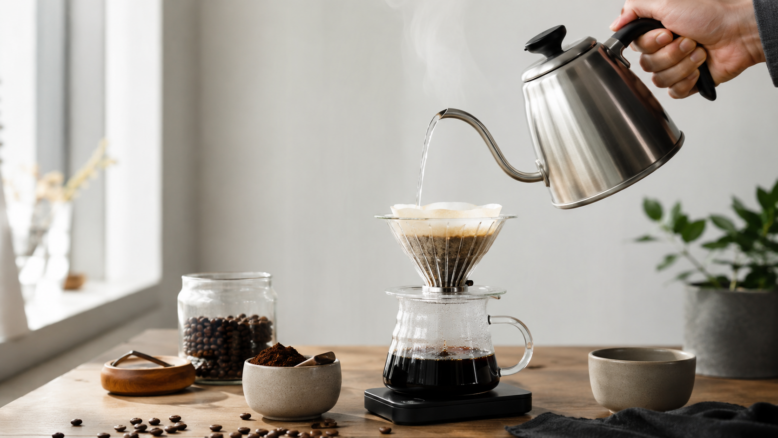 Wie macht man Kaffee [Bildinhalt mit KI erstellt]