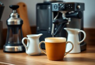 Flat White selber machen - So geht's? [Bildinhalt mit KI erstellt]