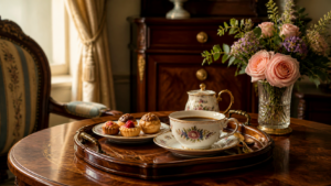 Kaffee Biedermeier: Rezept, Zutaten und Zubereitung [Bildinhalt mit KI erstellt]