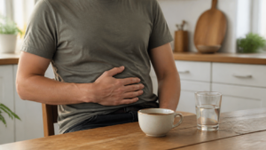 Durchfall nach Kaffee: Ursachen & Tipps gegen Beschwerden [Bildinhalt mit KI erstellt]