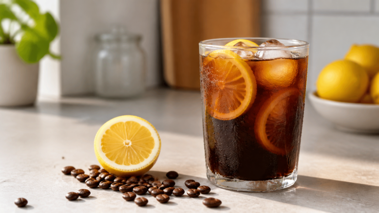 Kaffee mit Zitrone trinken: Was bringt’s wirklich? [Bildinhalt mit KI erstellt]