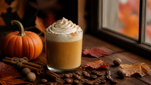 Pumpkin Spice Latte: Das Original-Rezept für zuhause [Bildinhalt mit KI erstellt]