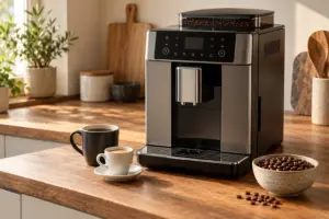 Bio-Kaffeebohnen für Vollautomaten: Auswahl und Einstellungen [Bildinhalt mit KI erstellt]